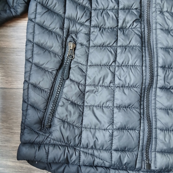 Reebok Kids Black Quilted Jacket - Picture 3 of 10
